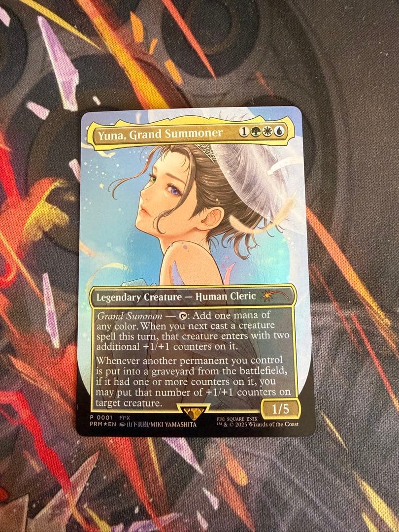 大召喚士、ユウナ Yuna, Grand Summoner プロモ 英語 MTG