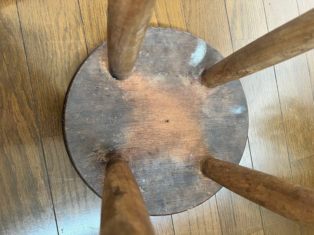 アンティーク スツール ウッドスツール 丸椅子 イス キッチン