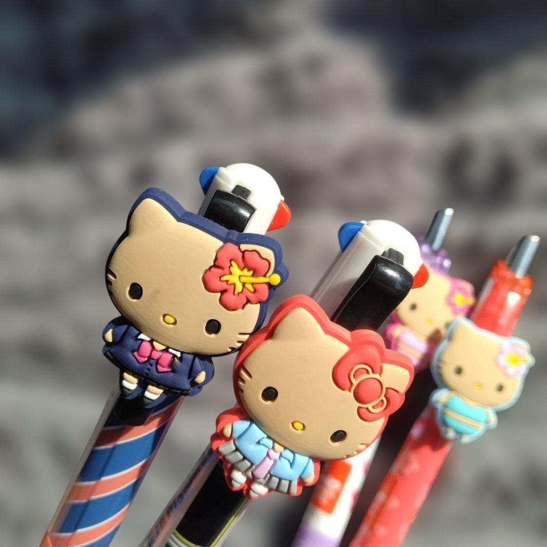 日焼けキティ✨新品未使用未開封‼️ボールペン4本セット✨まとめ売り