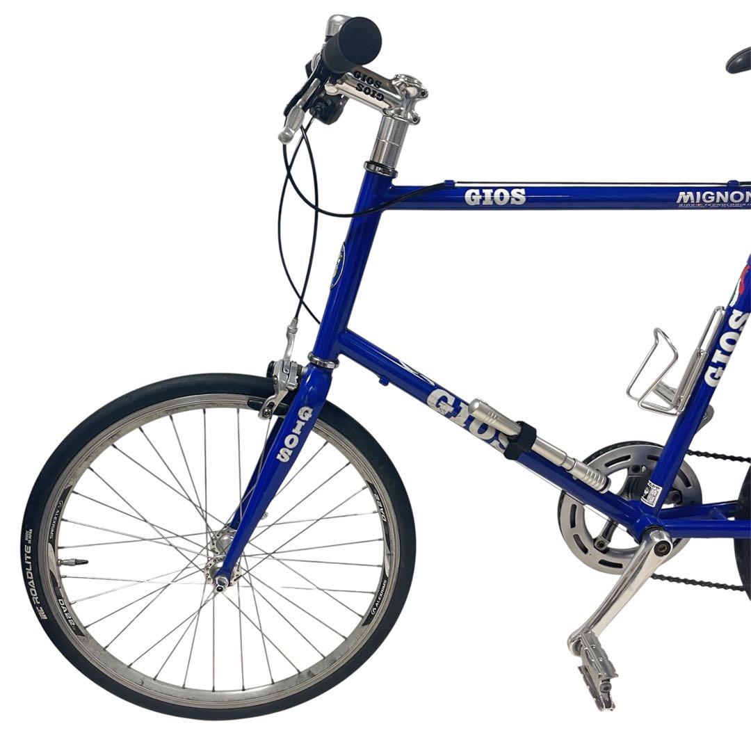 GIOS MIGNON 青 ミニベロ 20インチ 470 ジオス GIOS MIGNON 青