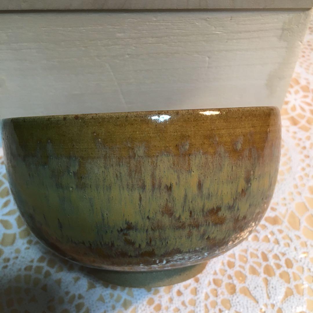 岩井窯 山本教行造 鉄釉花入 花瓶 4 クラフト館 岩井窯