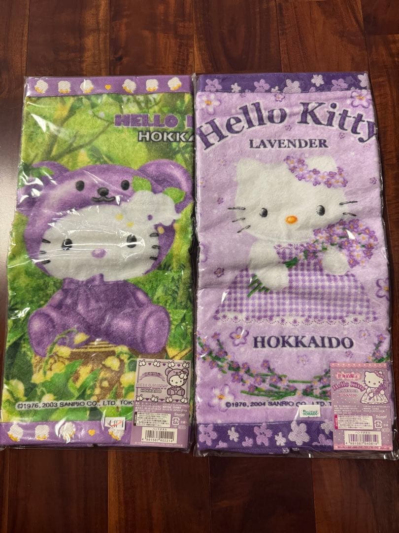 【新品未使用】ご当地キティ タオル・ファスナーマスコットなど北海道セット