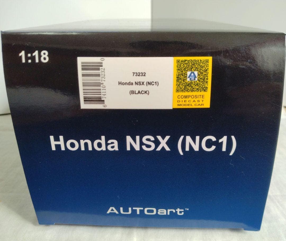 20　AUTOart　オートアート　ホンダ　NSX　NC1　黒　ブラック