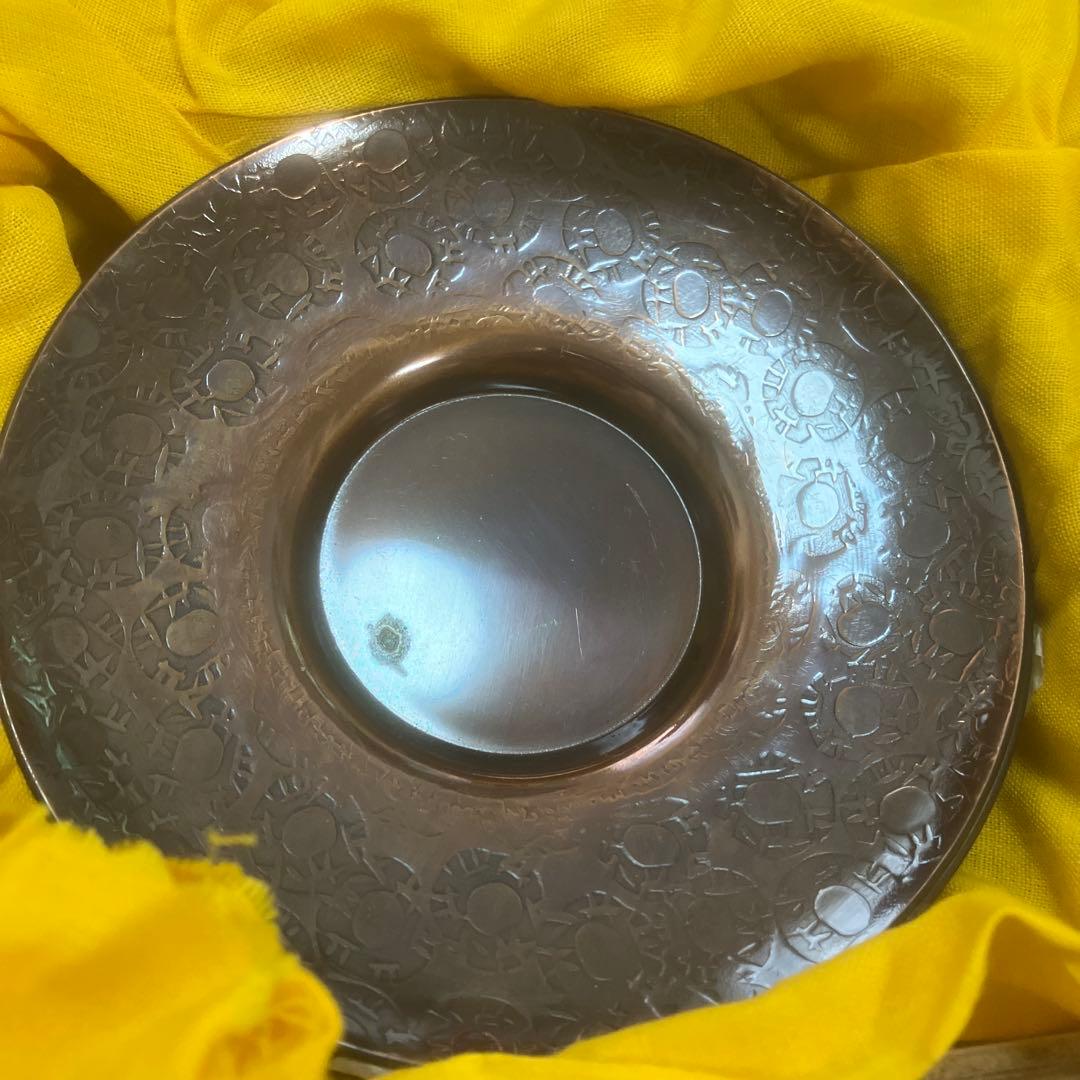 開新堂 純銅製茶托5枚セット