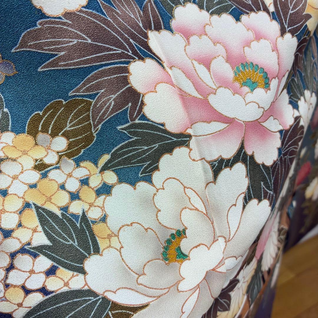 ⁂daoi20050509様⁂【振袖フルセット】極美品 草花御所車 7点セット