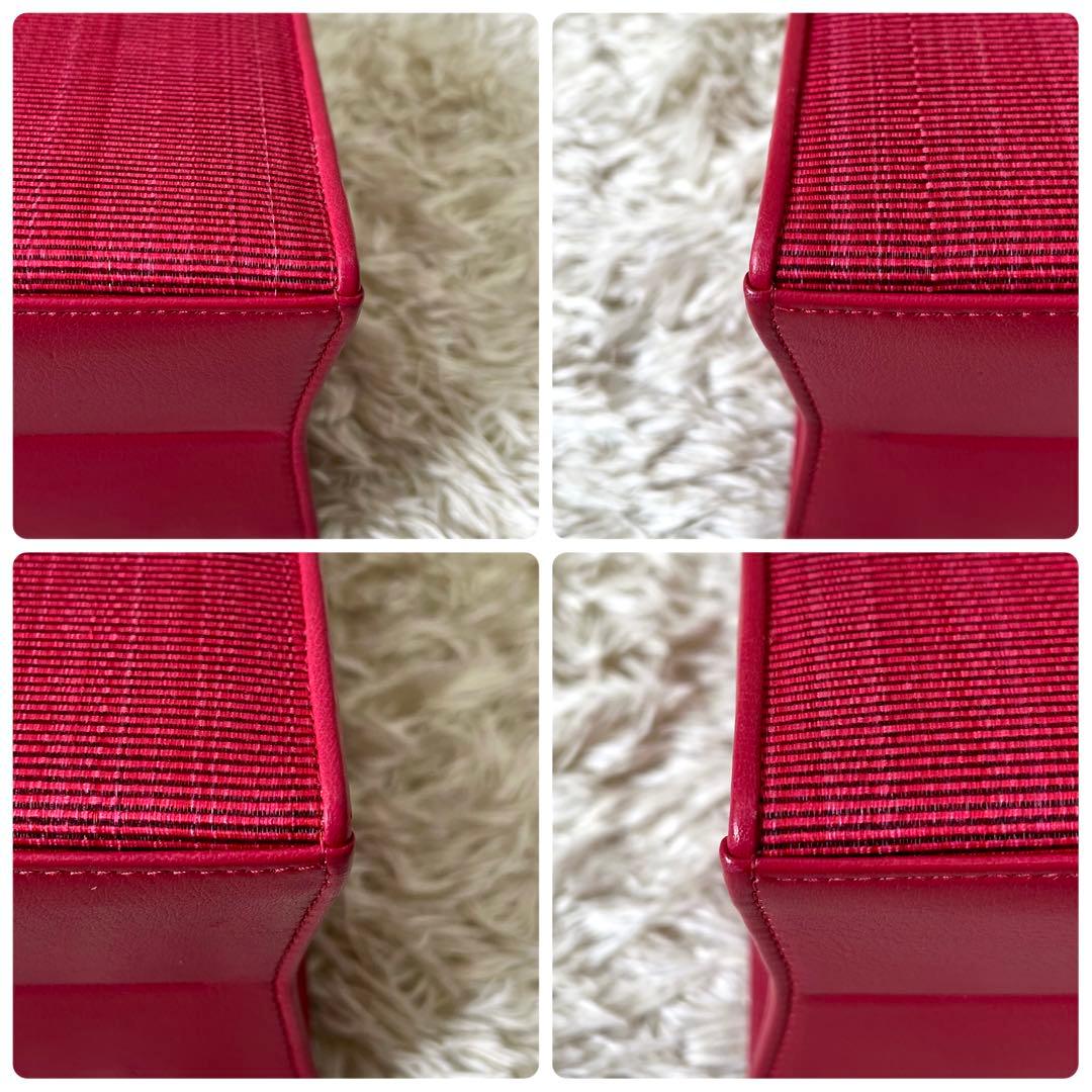 【希少】 コンテス　ハンドバッグ　コルネリー　ホースヘアー　マゼンタ　ピンク