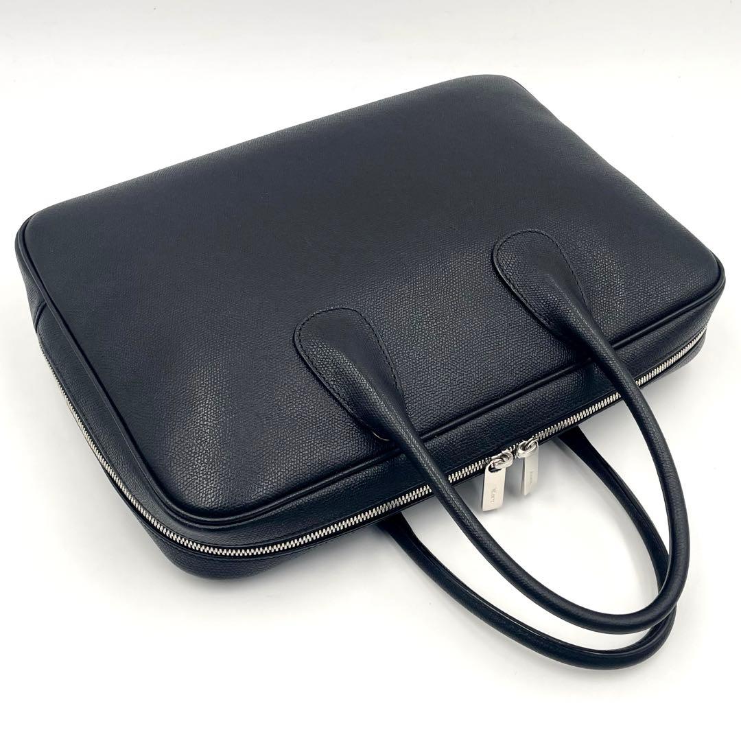 【定価48万/極美品】VALEXTRA マイロゴ ブリーフケース 2way 黒