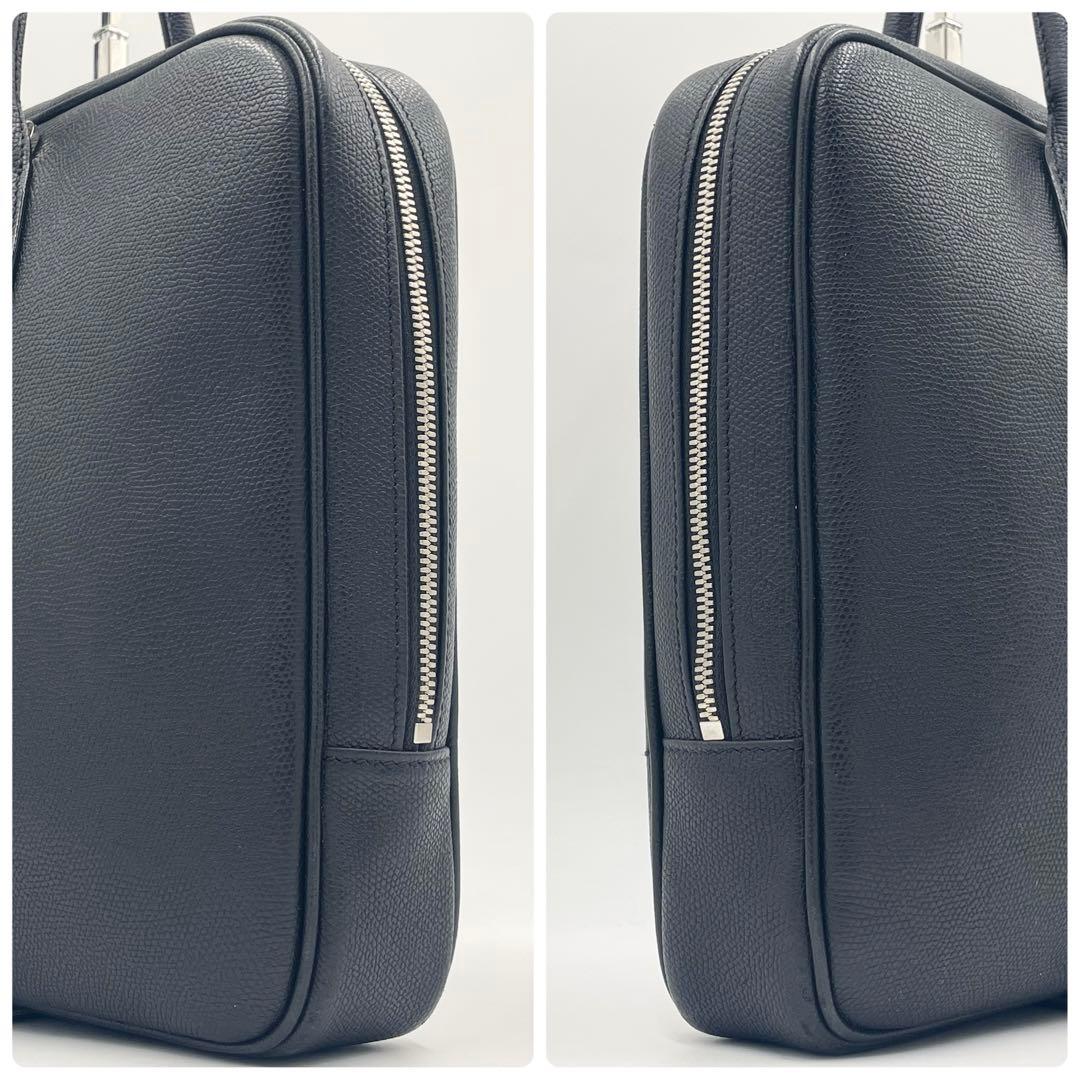 【定価48万/極美品】VALEXTRA マイロゴ ブリーフケース 2way 黒