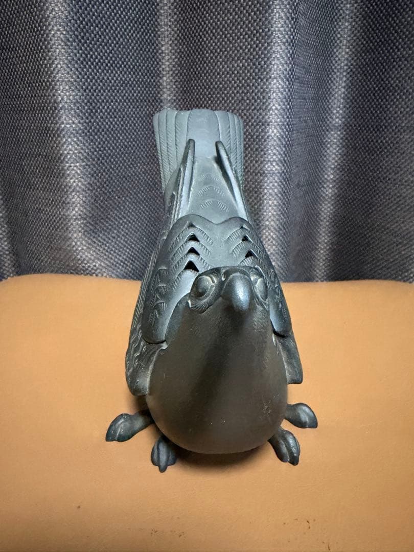 二橋美衡 作 皇太子誕生記念　鷹　香炉　銅製