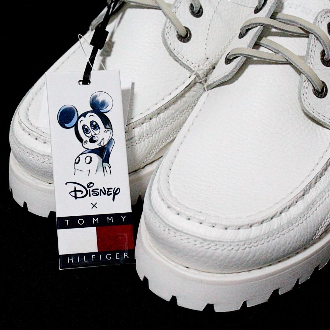 新品 ディズニー＆トミーヒルフィガー コラボ クラシックボートシューズ 28㎝