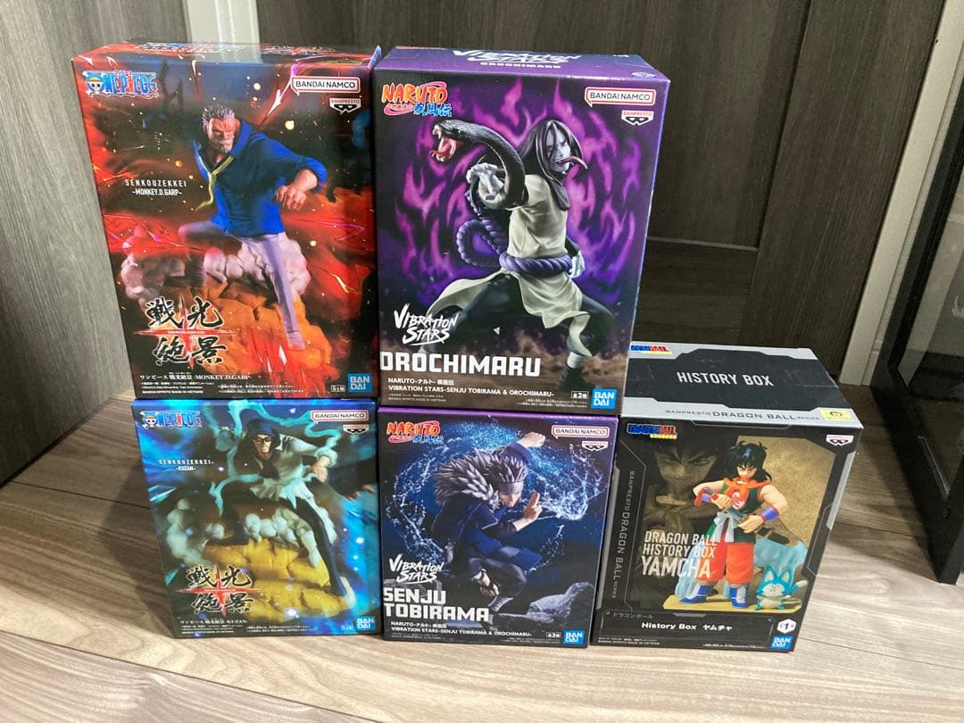 プライズフィギュアセット☆ワンピース ナルト 呪術廻戦