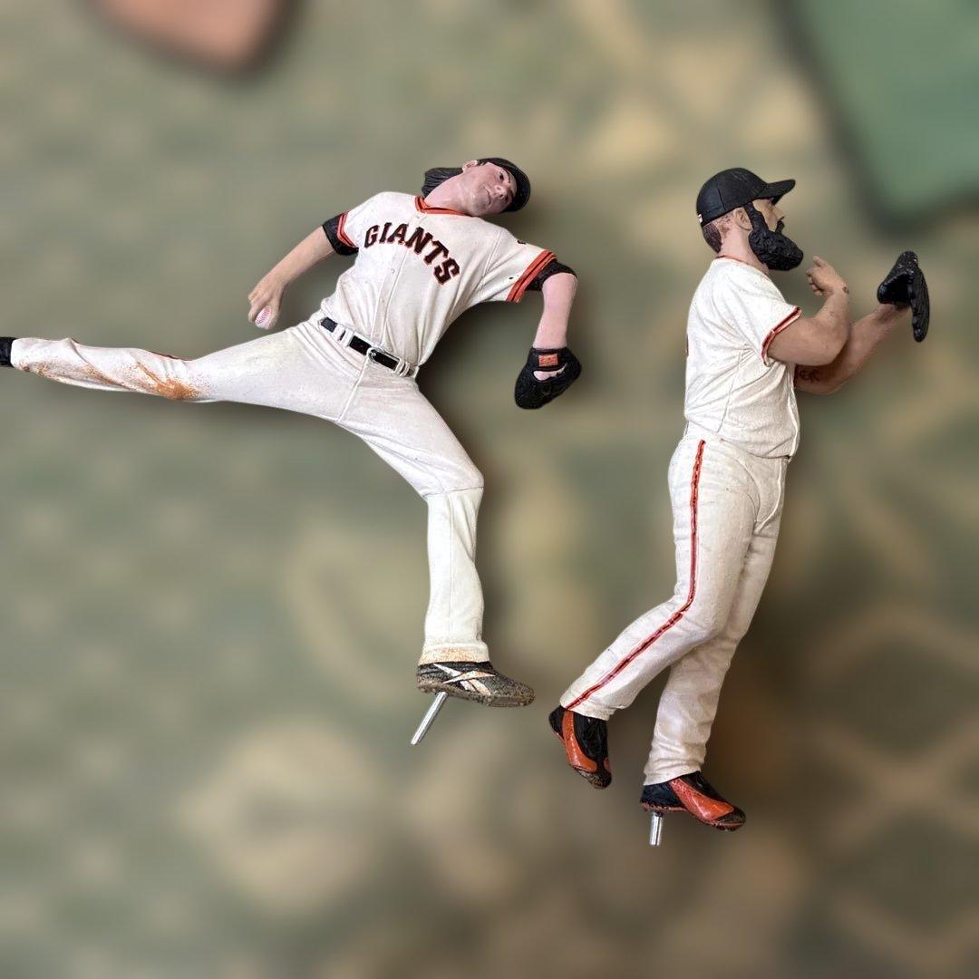 GIANTS フィギュア ピッチャーとキャッチャーセット