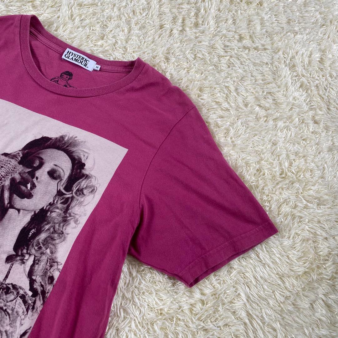 ヒステリックグラマー コートニーラブ Tシャツ 半袖 ピンク Mサイズ