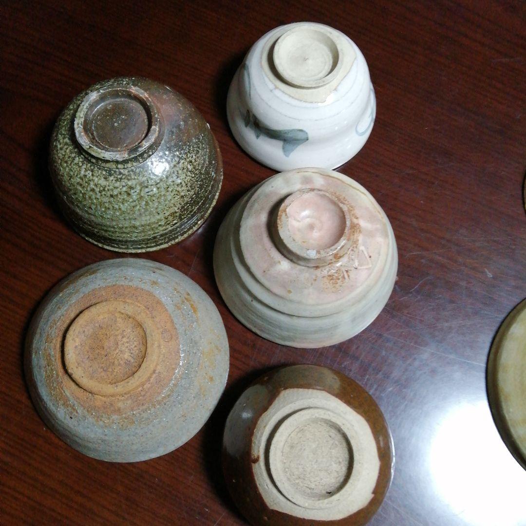 飴釉楽茶碗茶碗10個まとめ売り 飴釉楽茶碗など