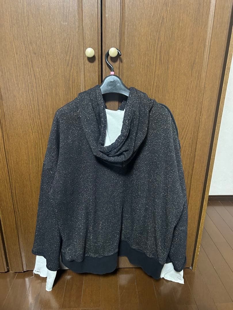 こ*ん様 ANCELLM　LAYERED ZIP-UP HOODIE アンセルム