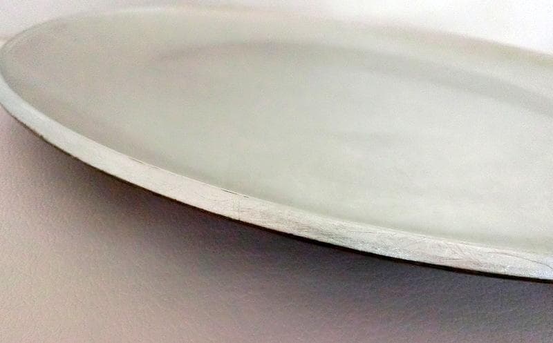 希少★金箔 銀箔　芙蓉盆　飾り皿　漆器 大皿　正雲作 料亭 38cm 2枚セット