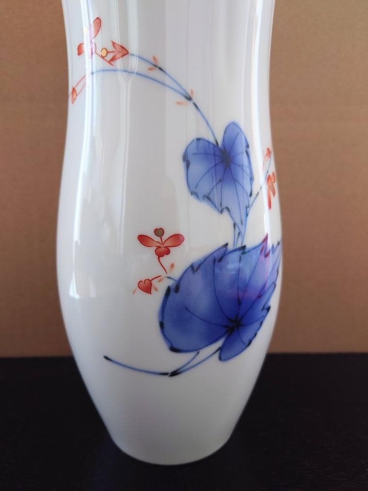 宮内庁御用達香蘭社花瓶「染錦花車」 高級花瓶 染錦花車）花瓶|有田焼の