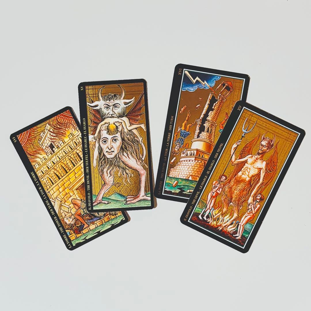 【美品2個セット】Visconti Tarots 現行＋絶版