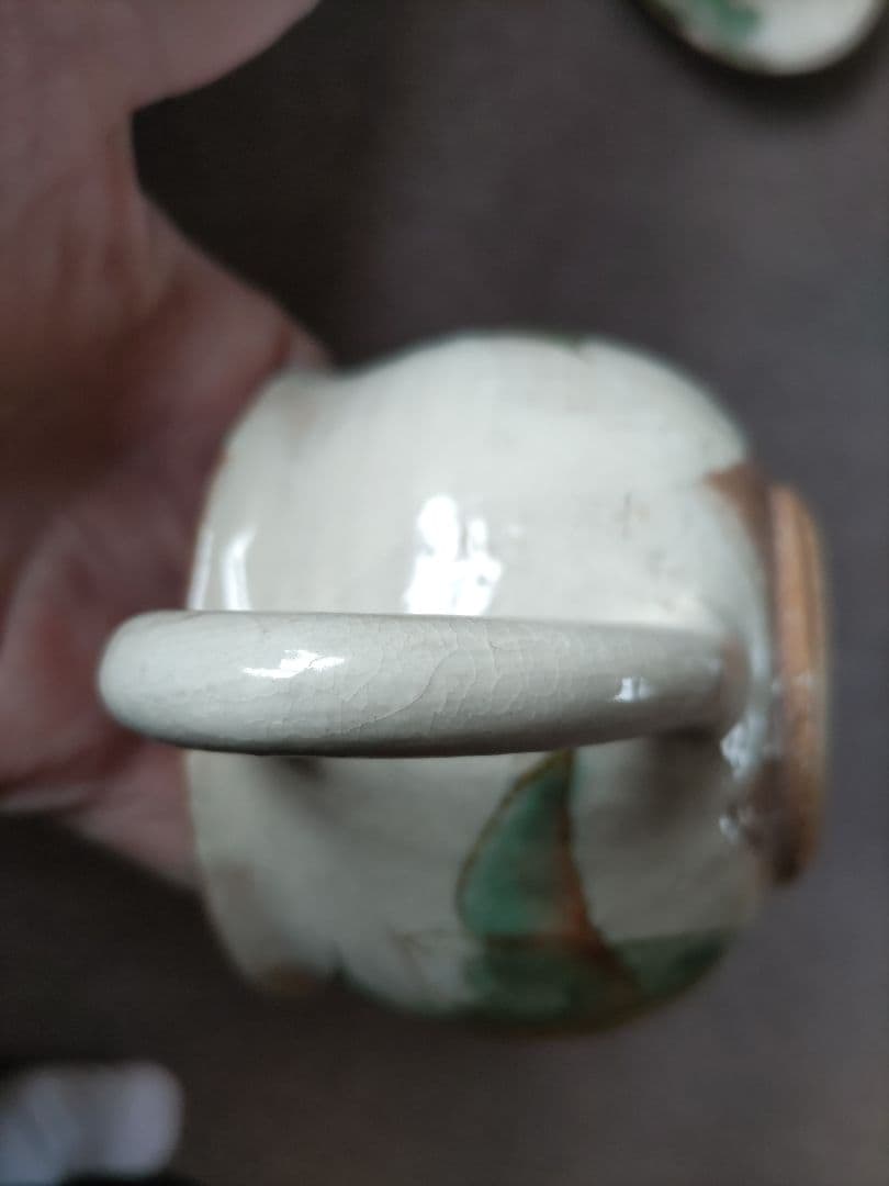 翌日発送 希少 先代作！陶葊・陶あん カップ＆ソーサー 牡丹絵 大振り