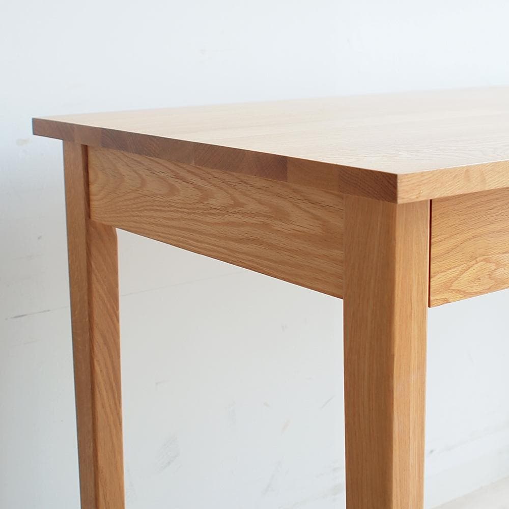 無印良品/MUJI オーク材 110cm デスク 引出付き ZR24069