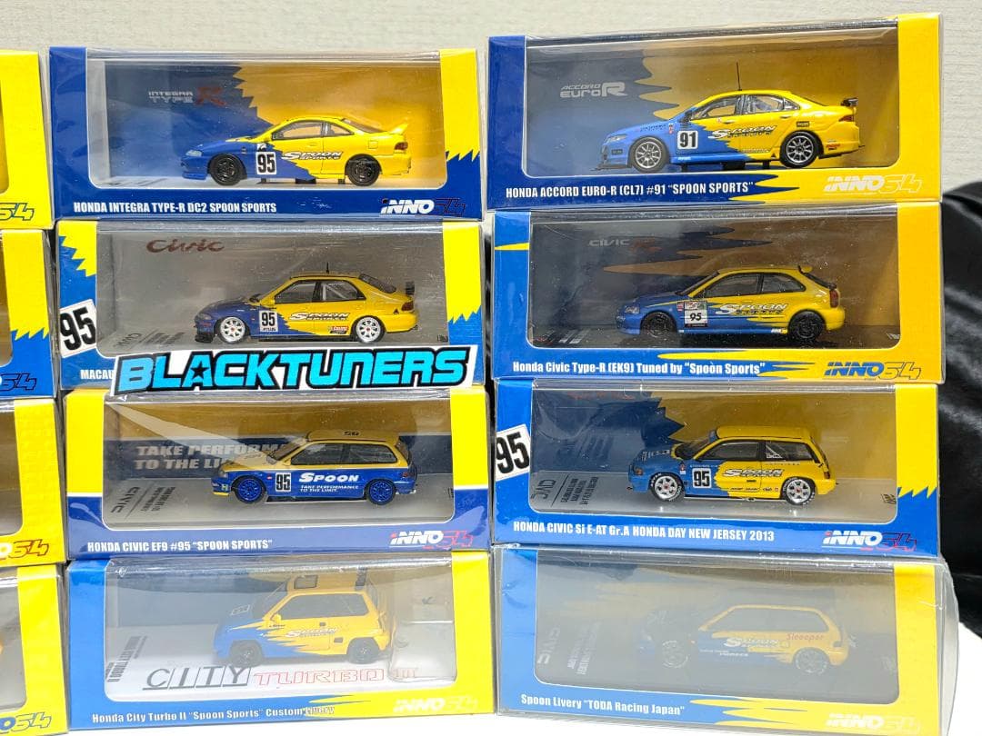 INNO64イノモデル1/64 ホンダ シビック Spoon 12 セット 限定