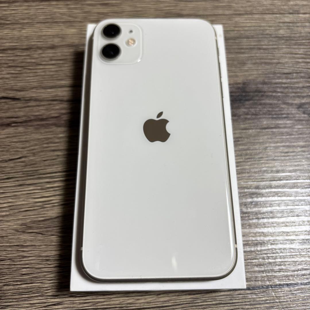 訳あり】Apple iPhone 11 ホワイト 本体 64GB SIMフリー