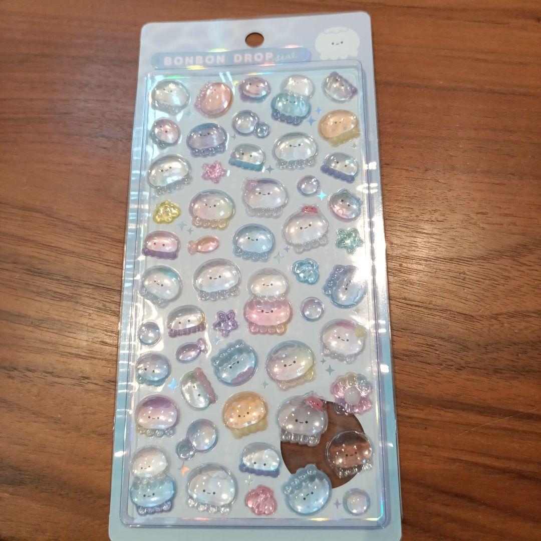 ボンボンドロップシール 水族館 くらげ - メルカリ