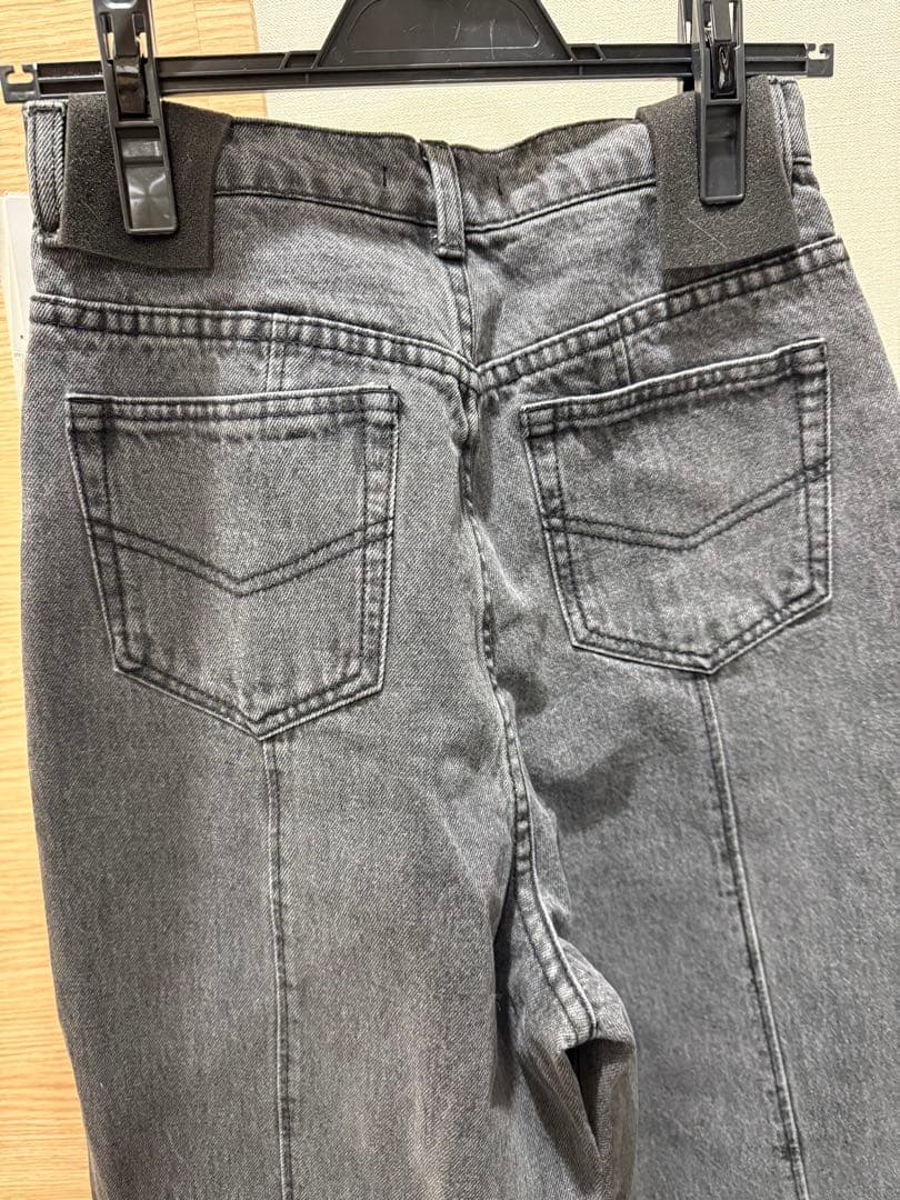 ラインストーンデザインワイドデニムSWFP244233