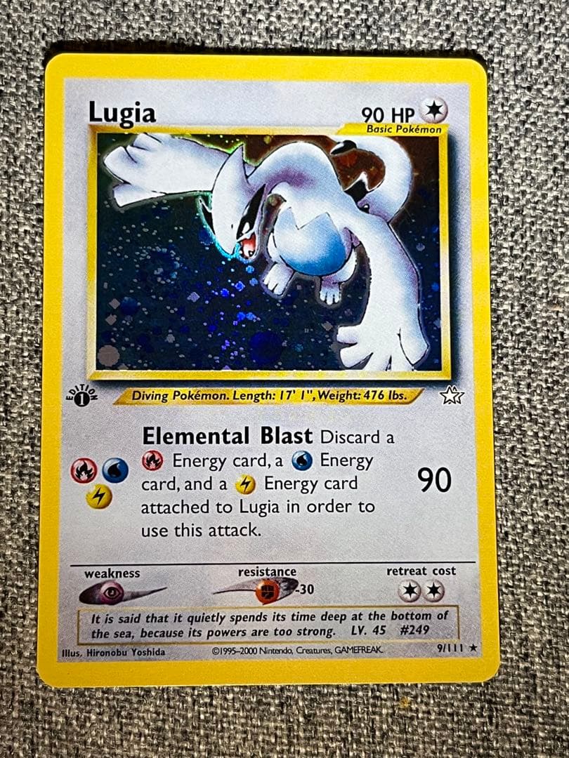 ポケモンカード ルギア 9/111 1ed 英語版 lugia ポケモンカード ルギア