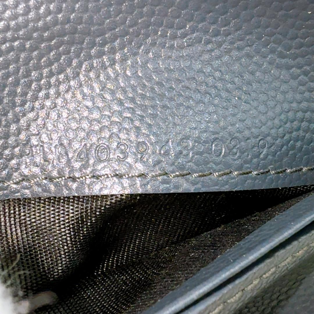 ◇サンローラン◇レザー/Vステッチ/コンパクト/三つ折り財布/PLB403943