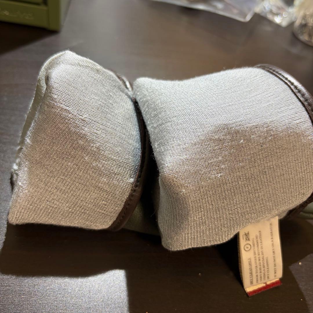 デンツ DENTS カーキグローブ 手袋 シルク裏地 7ハーフ