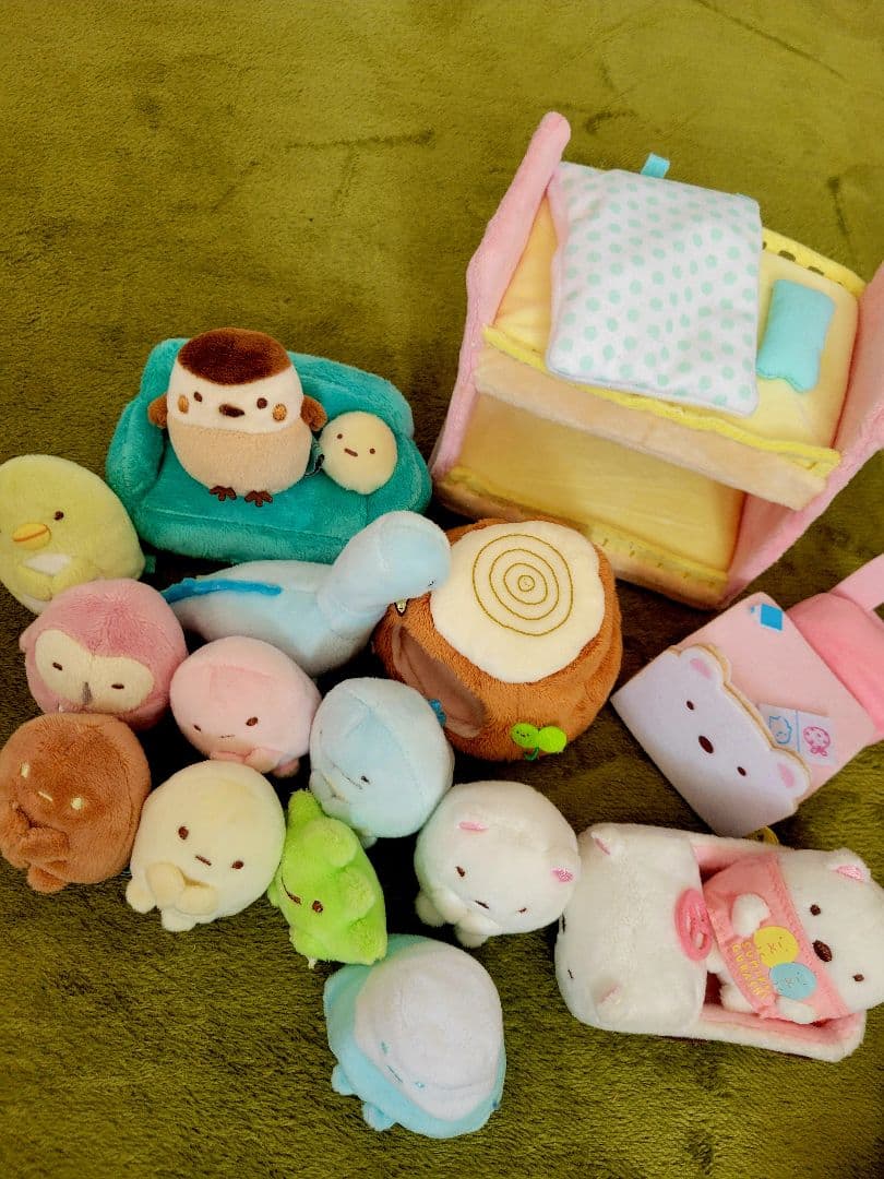 すみっコぐらし てのりぬいぐるみ まとめて プラス おうち