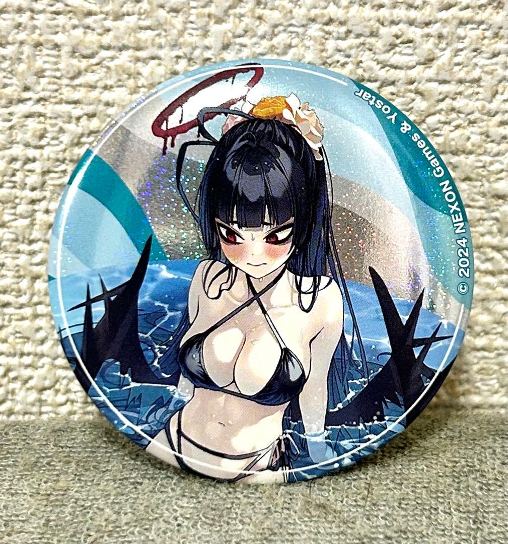 ブルアカ】剣先ツルギ(水着) 缶バッジ - メルカリ