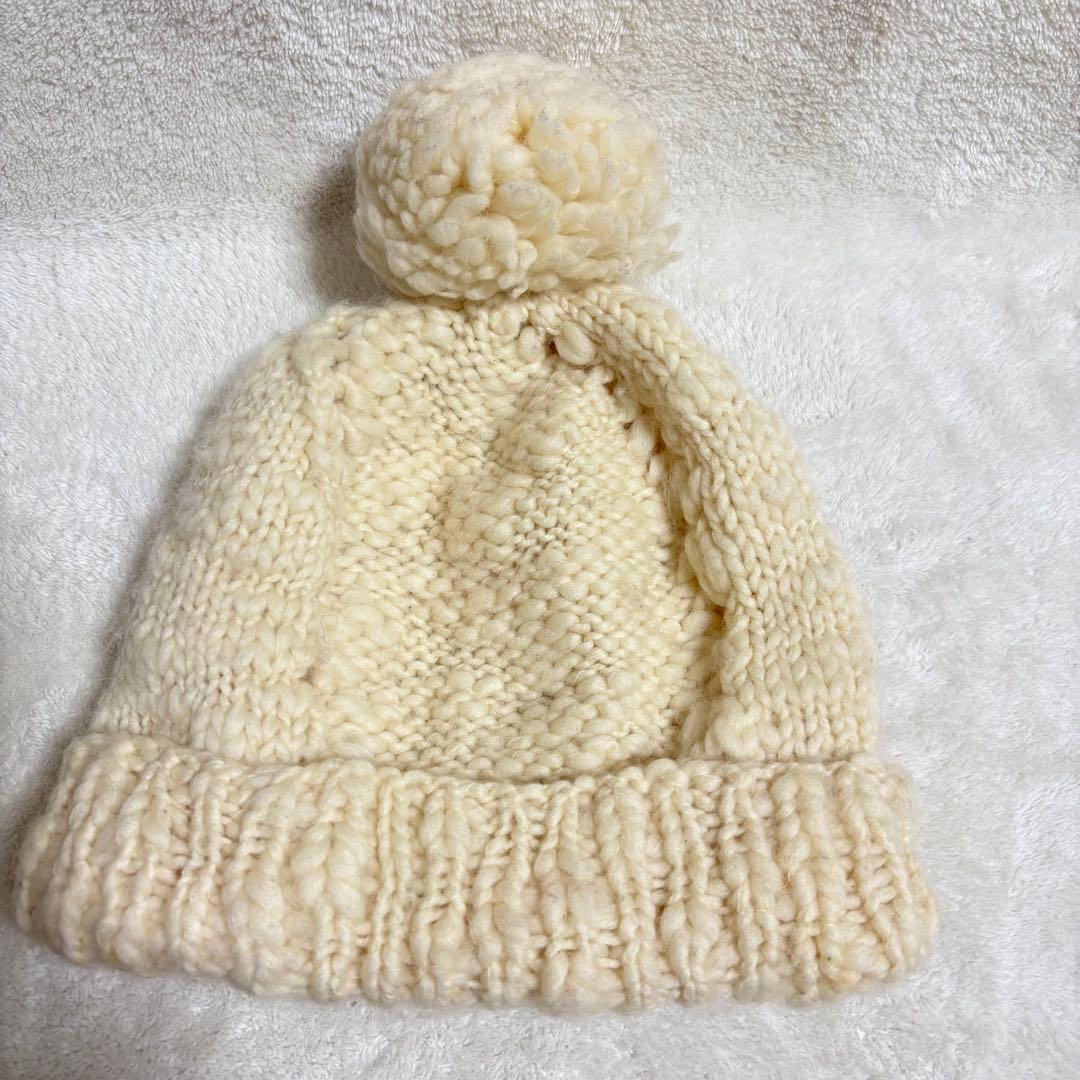 Vivienne Westwood ニット帽 ホワイト ウール100% 日本製 - メルカリ