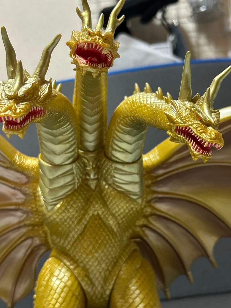 （美品）キングギドラ　平成モスラシリーズ版　大型ソフビ