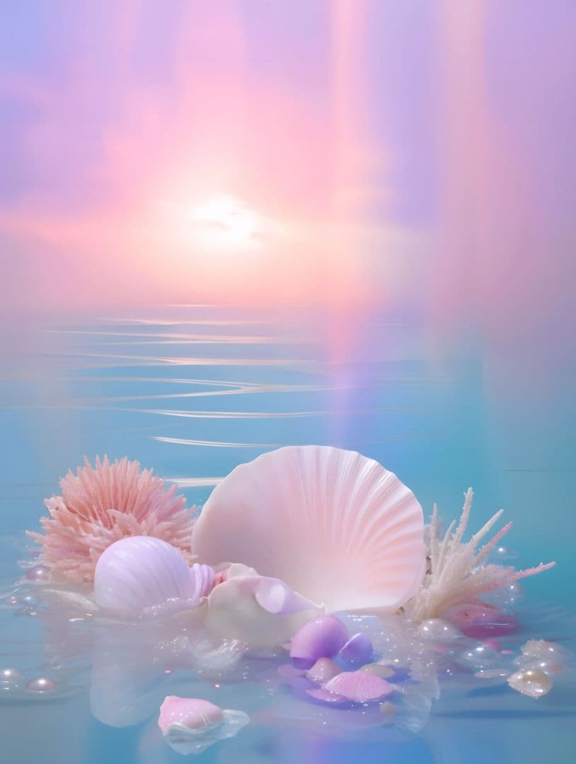 海 背景布夏W② ペット撮影用フォトブース リトルマーメイド アリエル