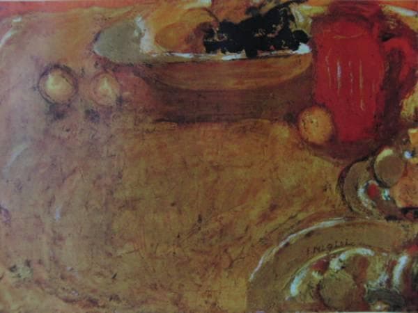 三岸節子、静物、額装用画集の一部、希少、新品額付