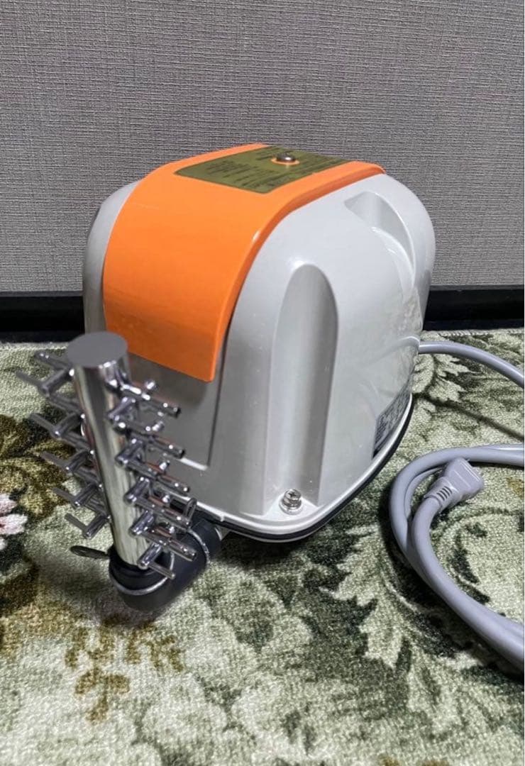 ☆ 安永エアーポンプ AP-80H 10連コック（新品）付き 美品