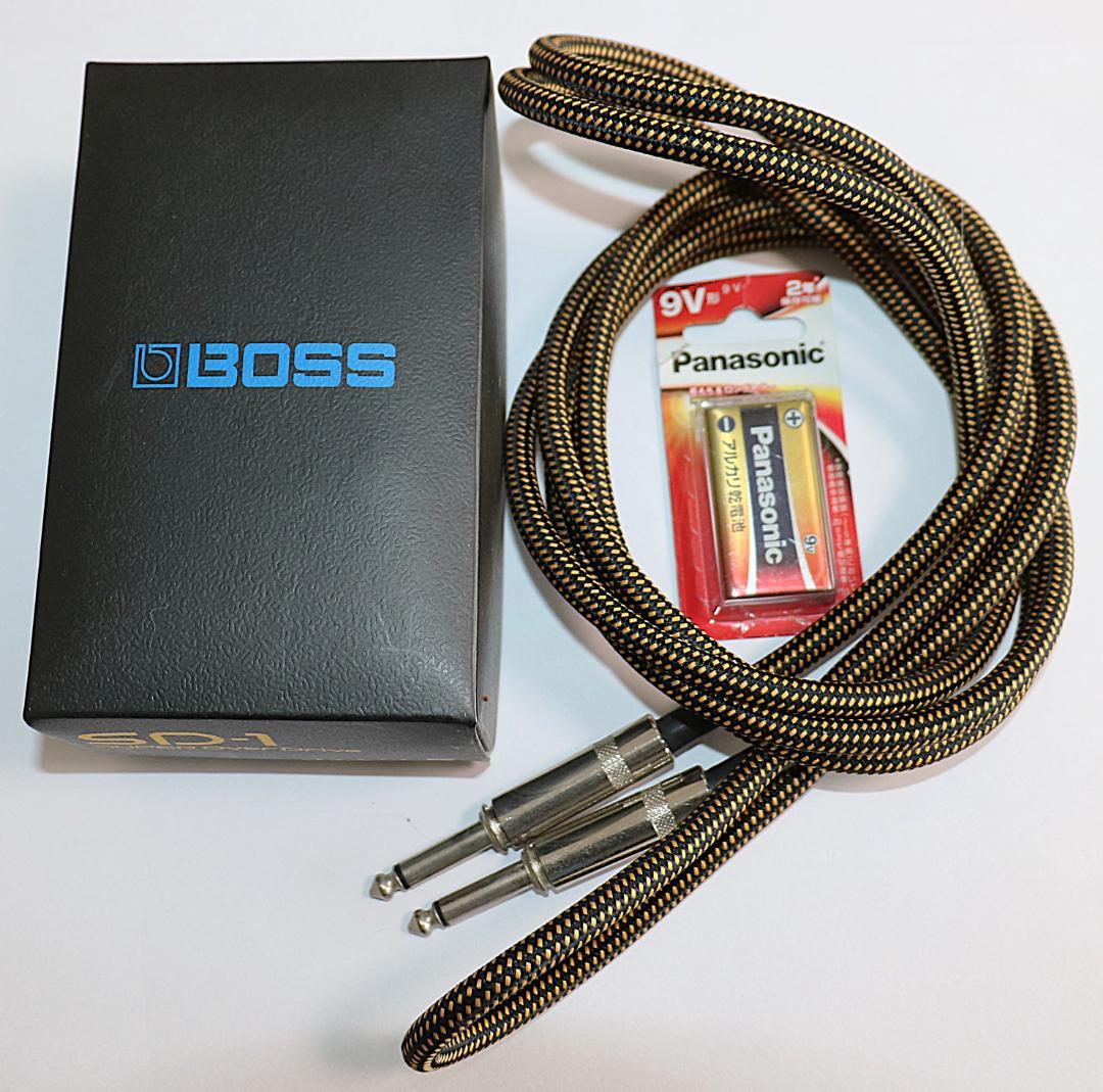 BOSS SD-1 【Super OverDrive】新同 3mシールド 電池付