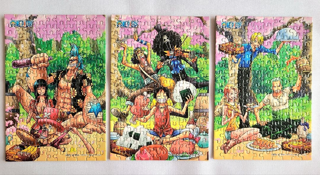 廃盤】ONE PIECE ミニパズル 完成品 12個