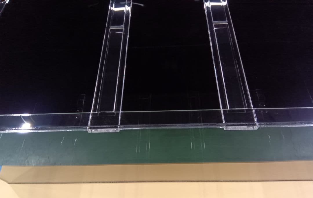 アクリル水槽 W1200 D700 H400 背面ブラック ワンオフ 佐川発送