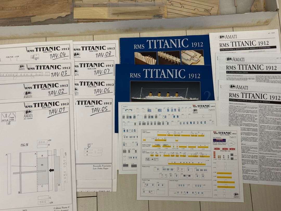 Amati社製 タイタニック キット MiniBrassエッチング付き