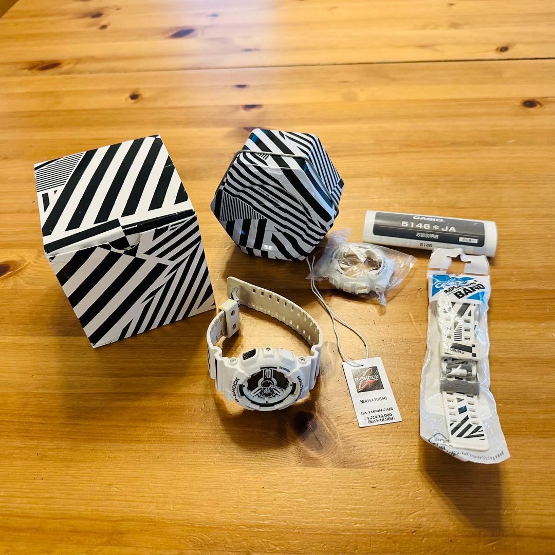 【コラボ限定】G-SHOCK GA-110MH 完品マハリシ 白