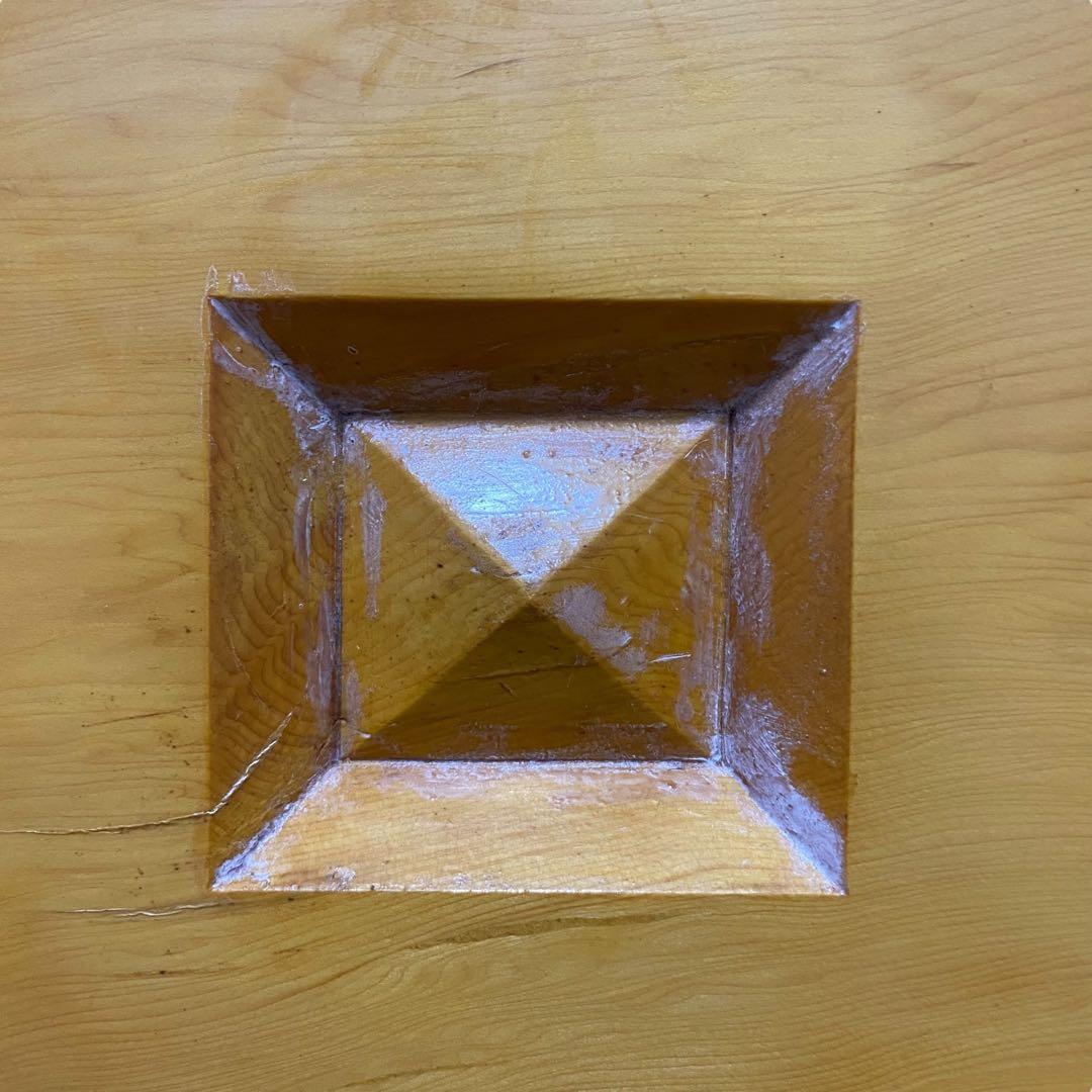 碁盤　本榧　ヘソ付　脚付　厚み19.5cm へそあり 囲碁盤　約22kg ケース