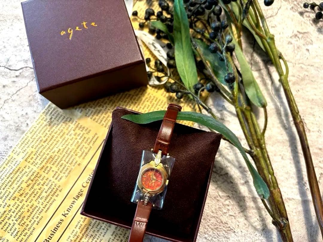 アガット アンバー 琥珀 腕時計 新品未使用 - メルカリ