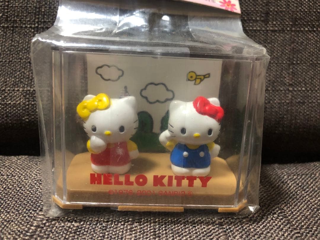 レトロ　サンリオキャラクター　ミニジオラマ　コレクション　キティ　マイメロディ