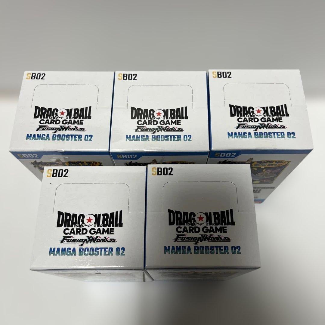 フュージョンワールド マンガブースター02 5BOX テープ付 未開封