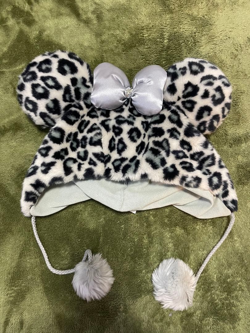 ミニー ヒョウ柄 ファンキャップ ディズニー