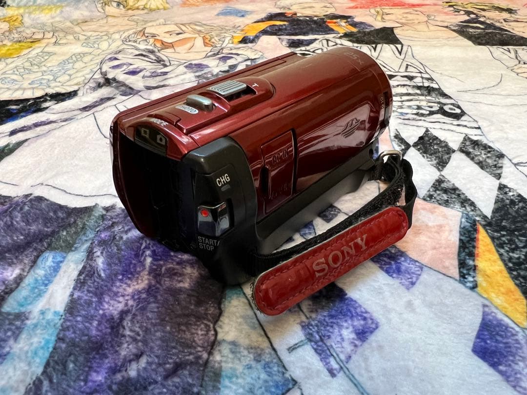 SONY HDR-CX170 レッド ビデオカメラ 本体 - メルカリ