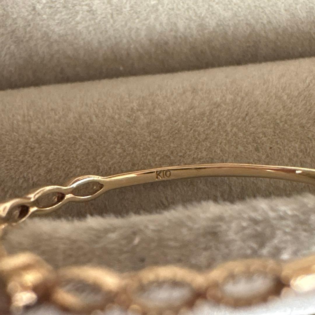 ⭐️本日限定価格！K10 ♡ ペリドット スクエアリング 約13.5号